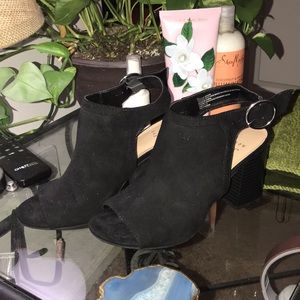 A New Day black faux suede Heel’s